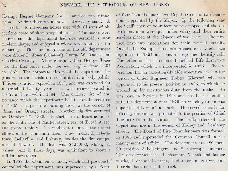 Part 2
From: "Newark, the Metropolis of New Jersey" Published by the Progress Publishing Co. 1901
