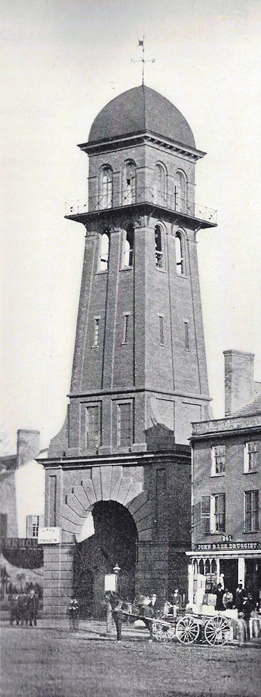 First Fire Alarm Tower Bell
Centre Market 1853 - early 1860's
