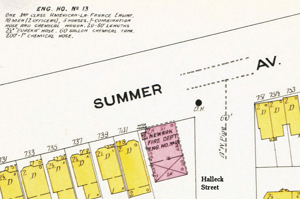 1909 Map
Summer Avenue & Halleck Street
