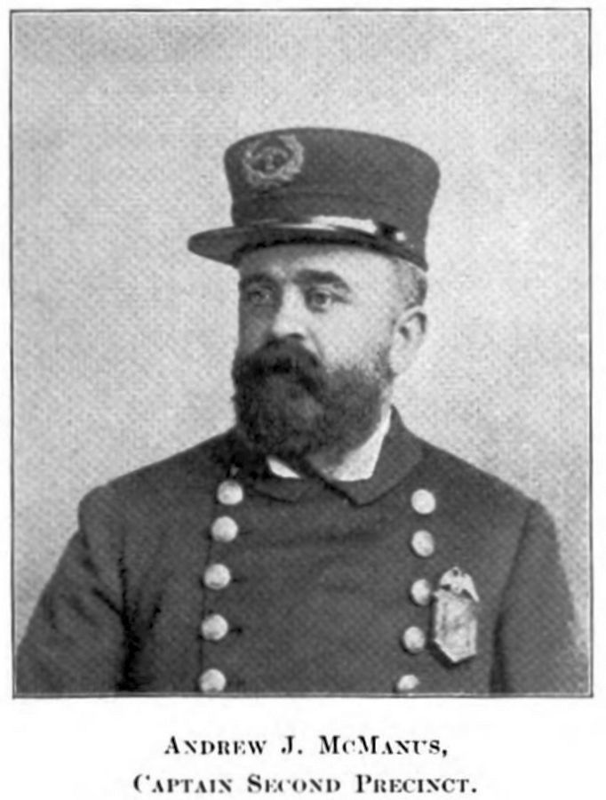 McManus, Andrew J. Captain
From "History of the Police Department of Newark NJ 1893"
