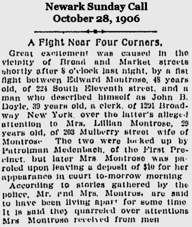 A Fight Near Four Corners
October 28, 1906
