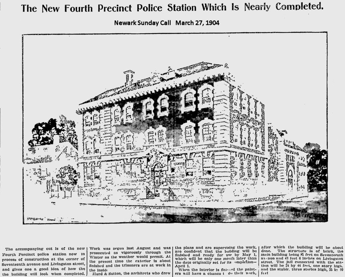 The New Fourth Precinct Police Station Which is Nearly Completed
March 27, 1904
