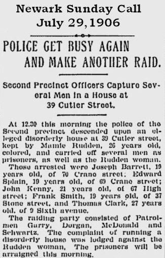 Police Get Busy Again and Make Another Raid
July 29, 1906
