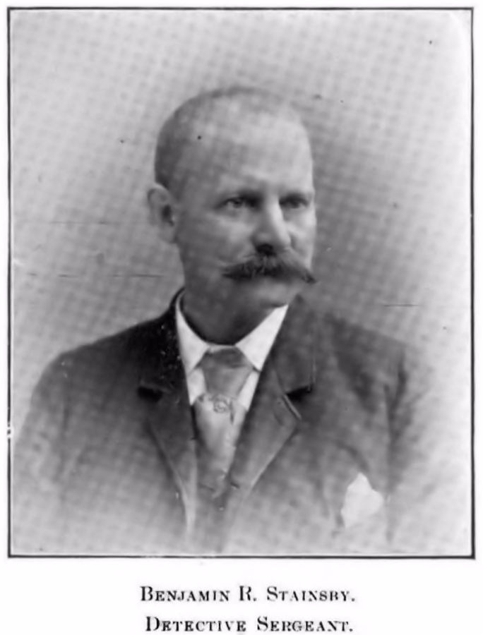 Stainsby, Benjamin R. Detective Sergeant
From "History of the Police Department of Newark NJ 1893"
