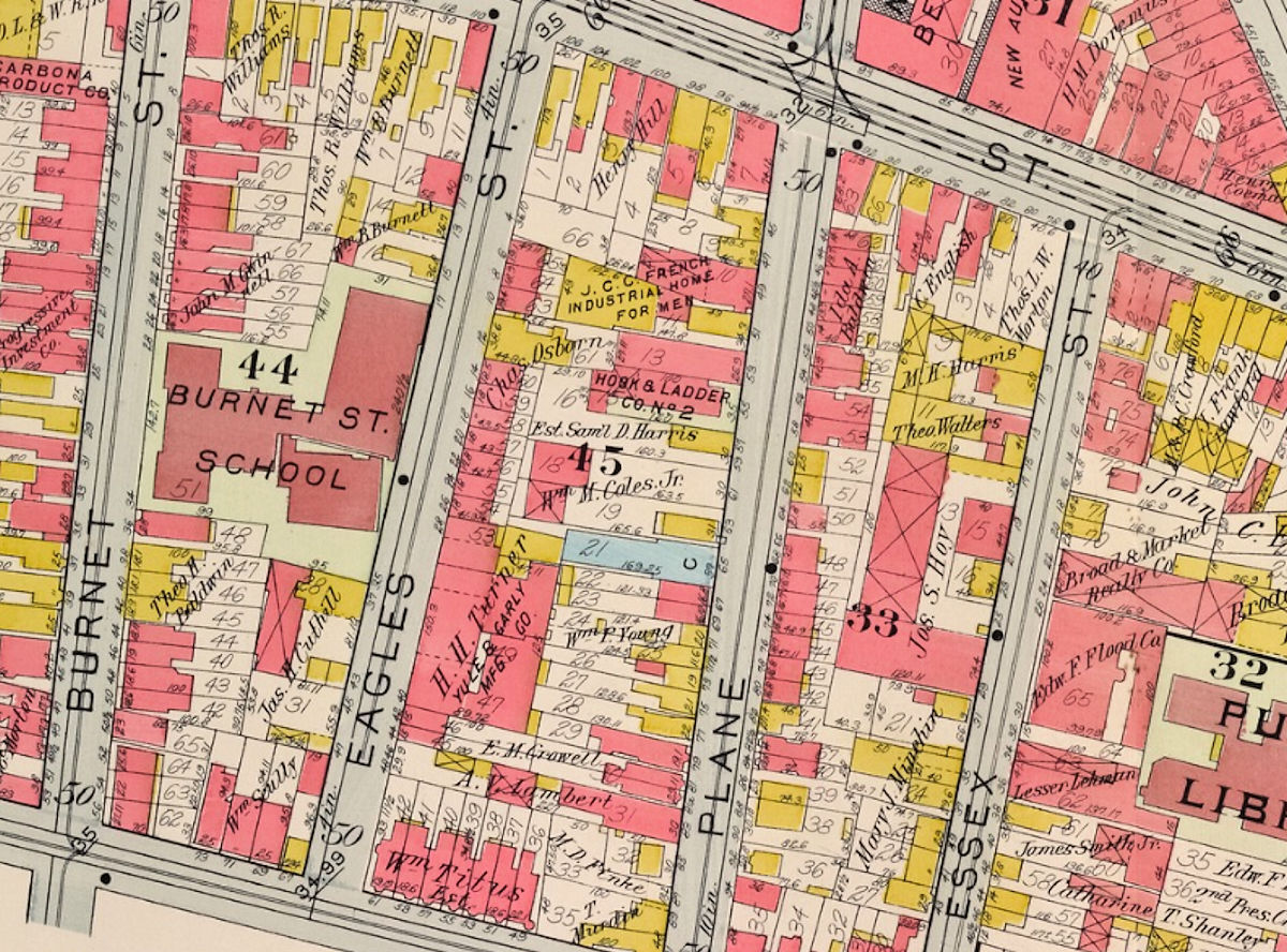 1911 Map
55 Plane Street
